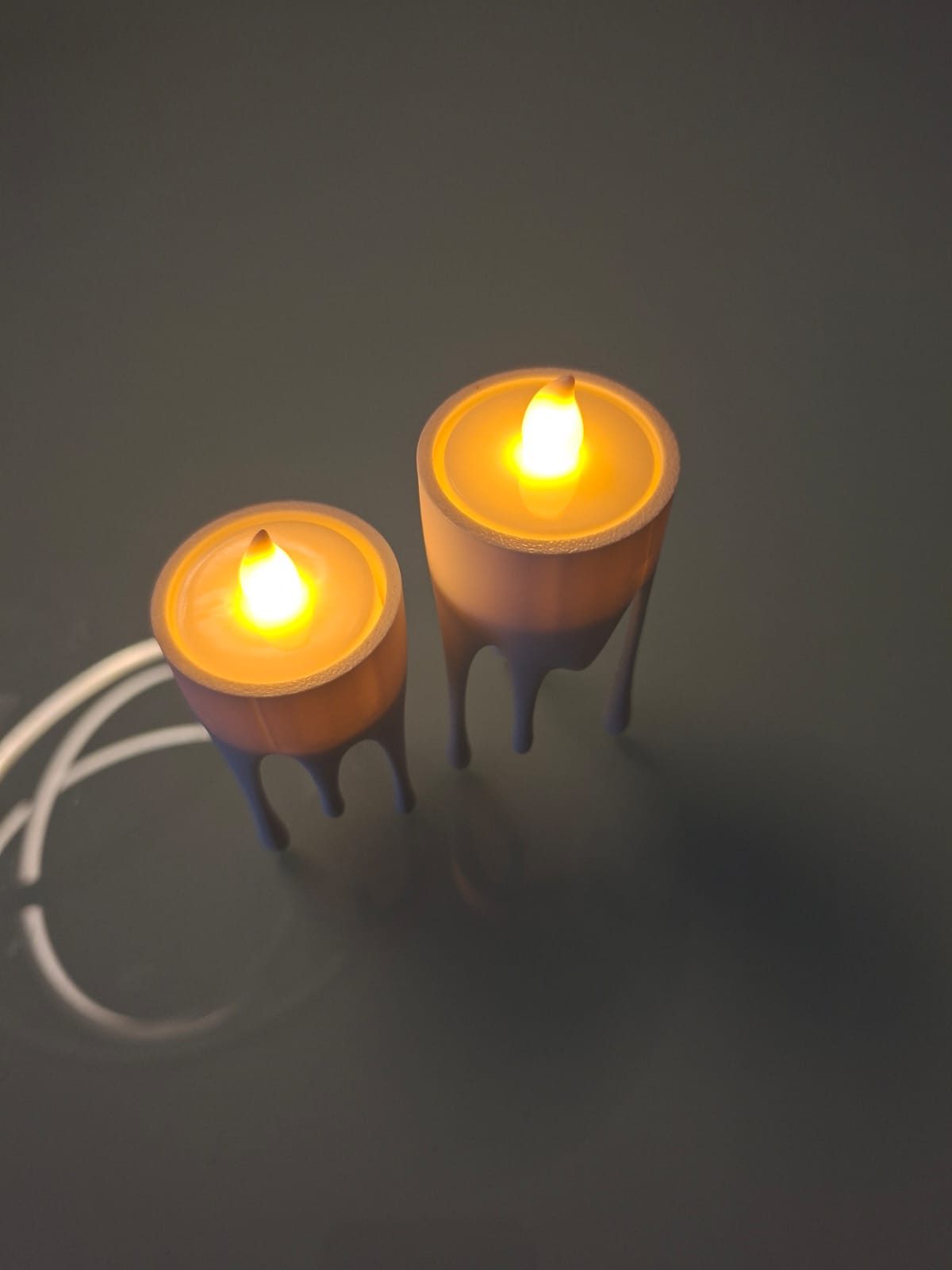 Kit Velas Flutuantes com LED – Decoração de Halloween | 2 Peças