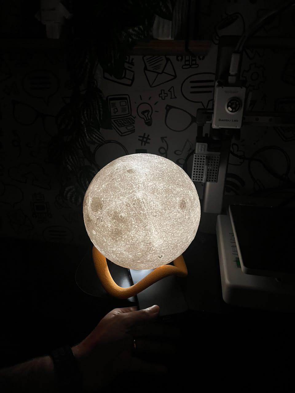 Luminária Lua 23cm