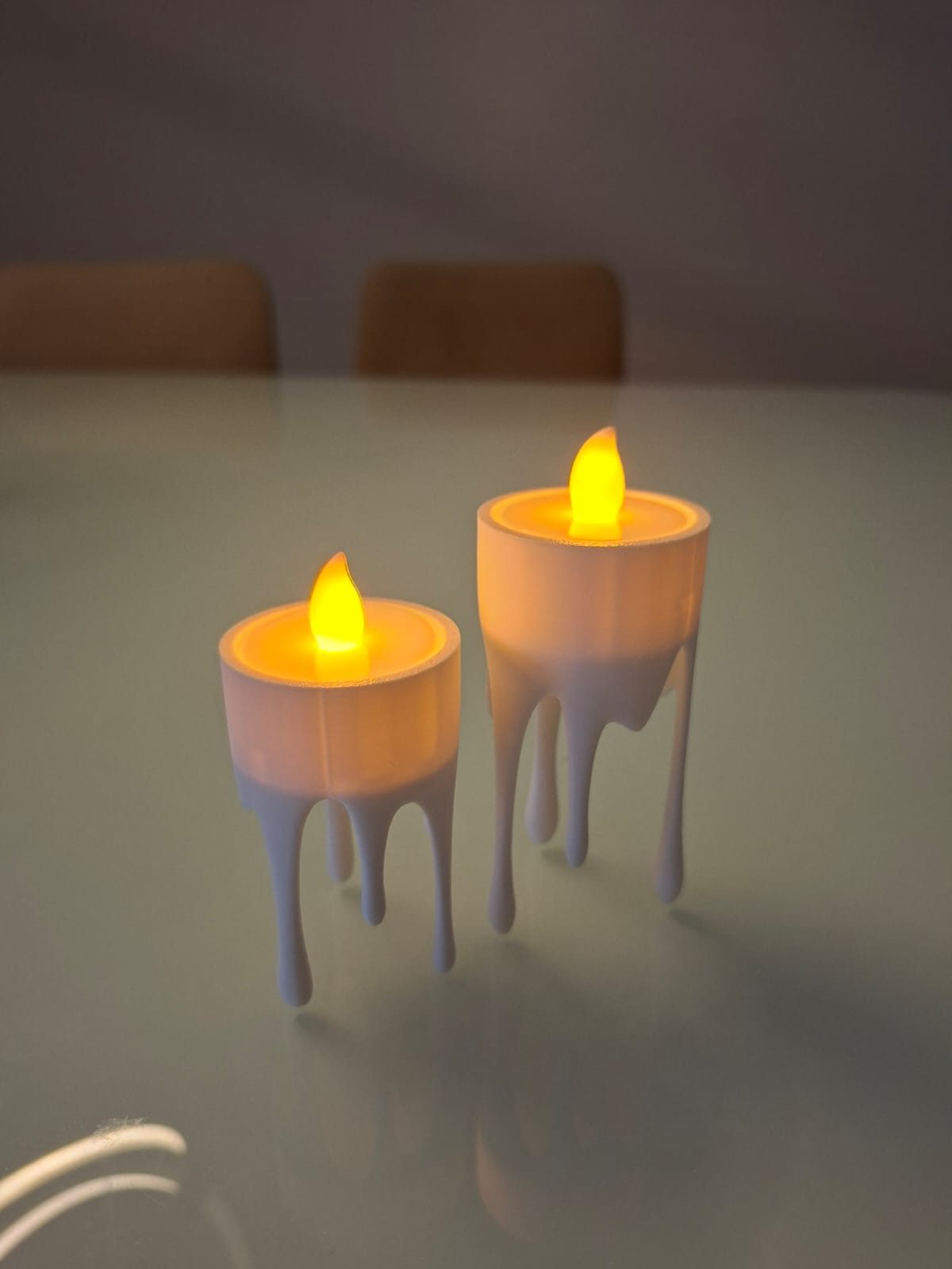 Kit Velas Flutuantes com LED – Decoração de Halloween | 2 Peças