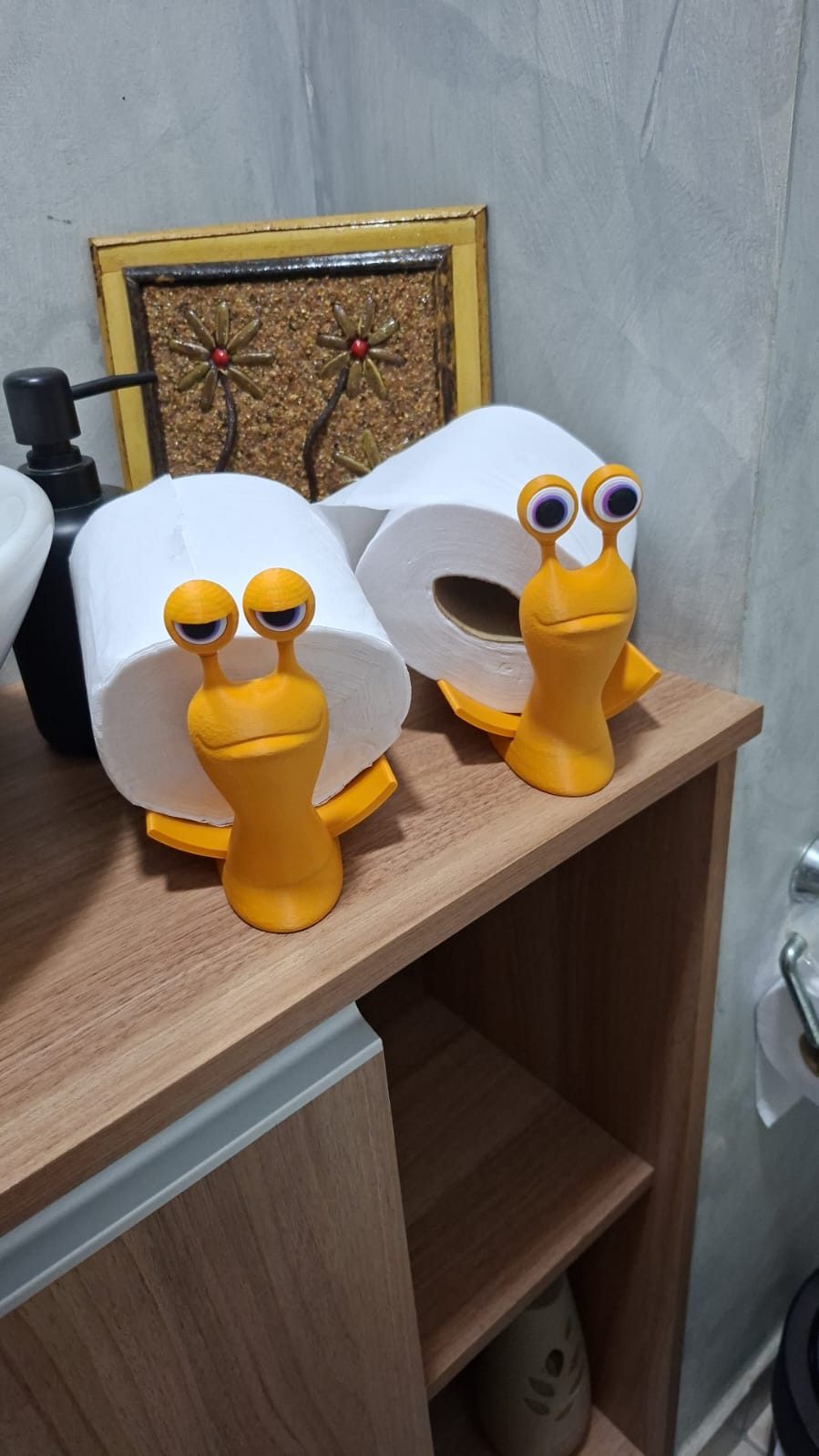 Porta Papel Higiênico Caracol