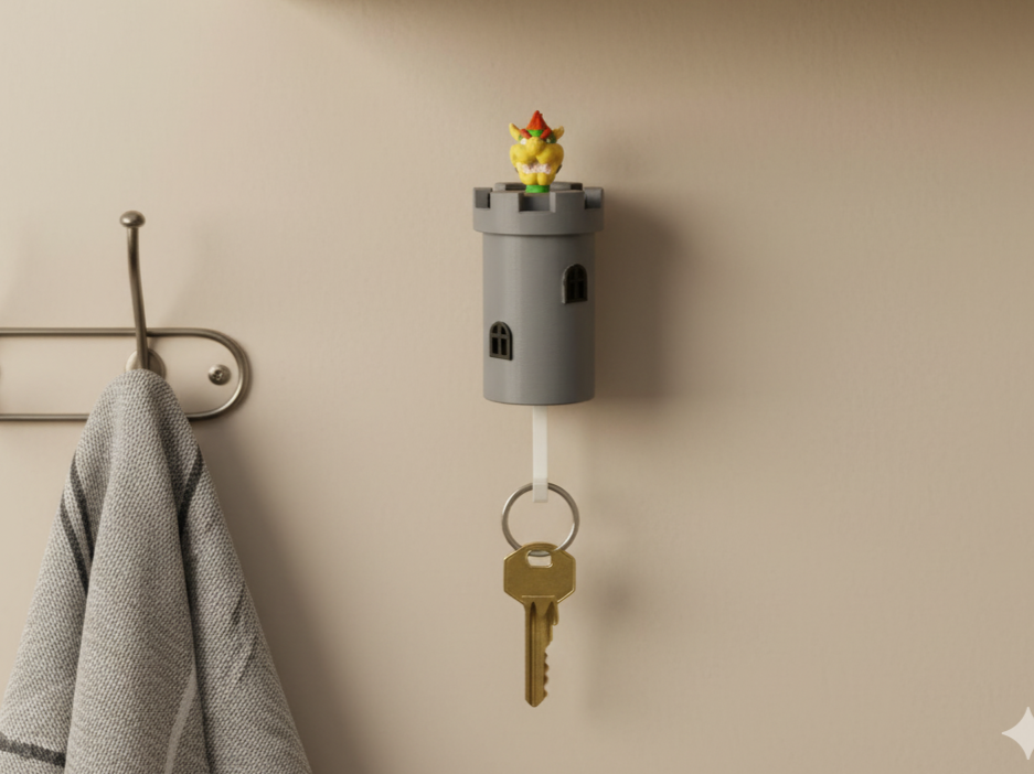 Porta Chave Super Mario - Bowser
