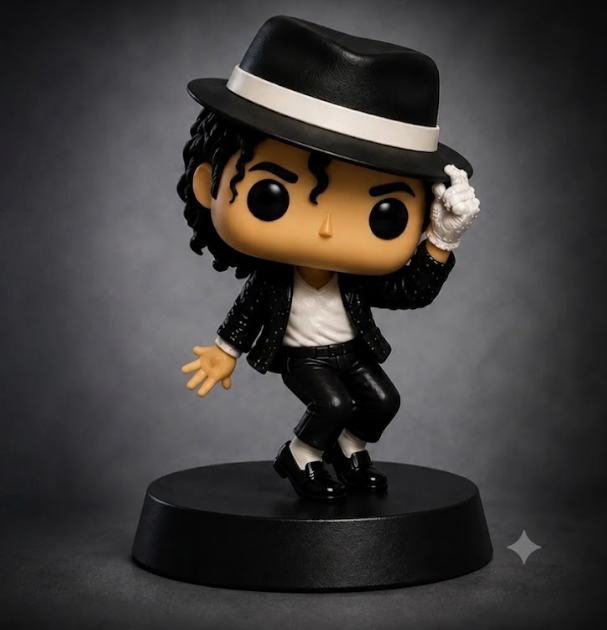 Michel Jackson (Funko) - P/COLORIR