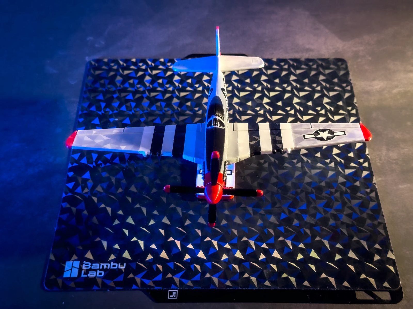 P-51 Mustang – Kit Avião 3D para Montar com Base