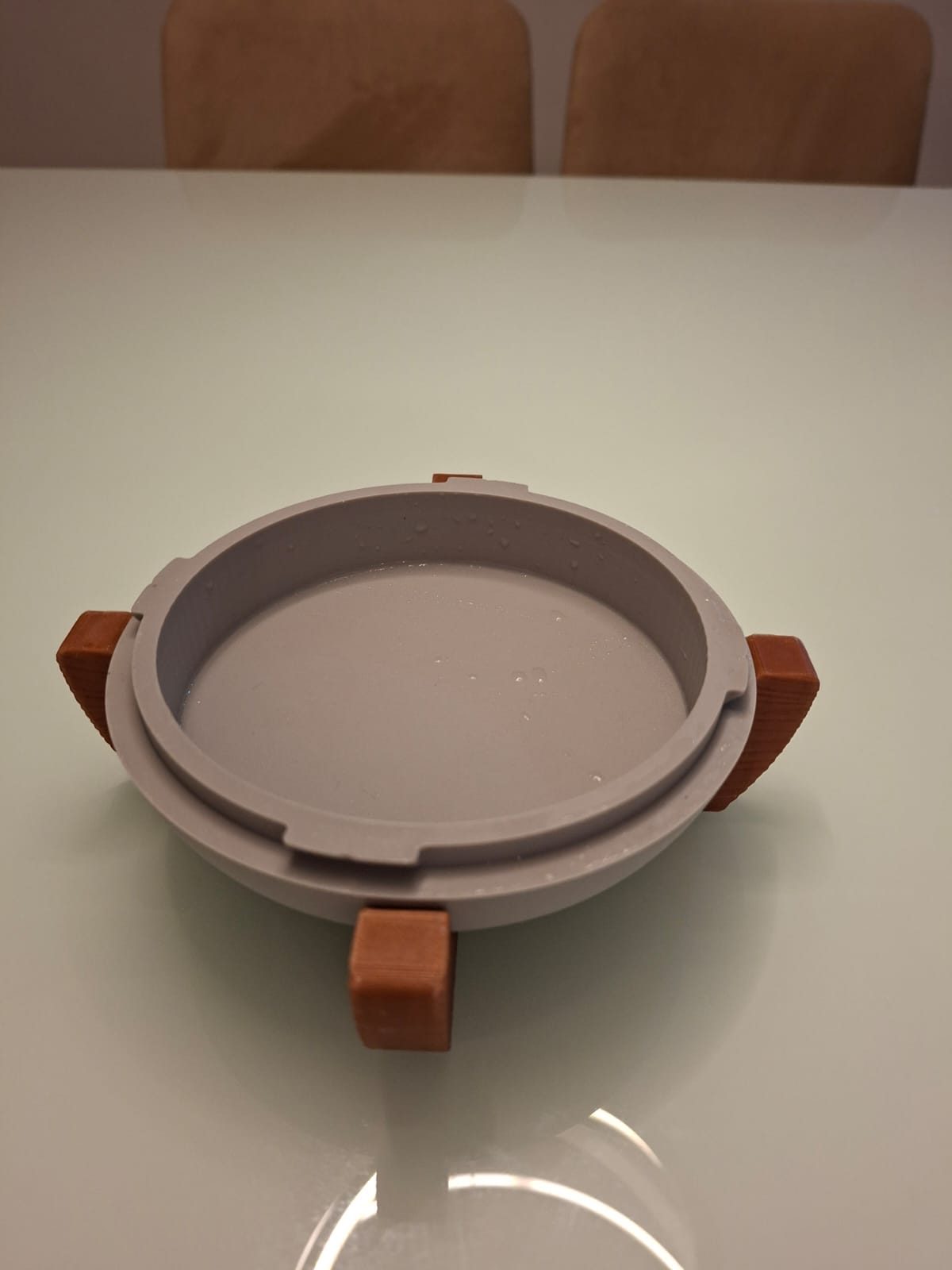 Vaso Cachepot com Nervuras e Reservatório 15 X16