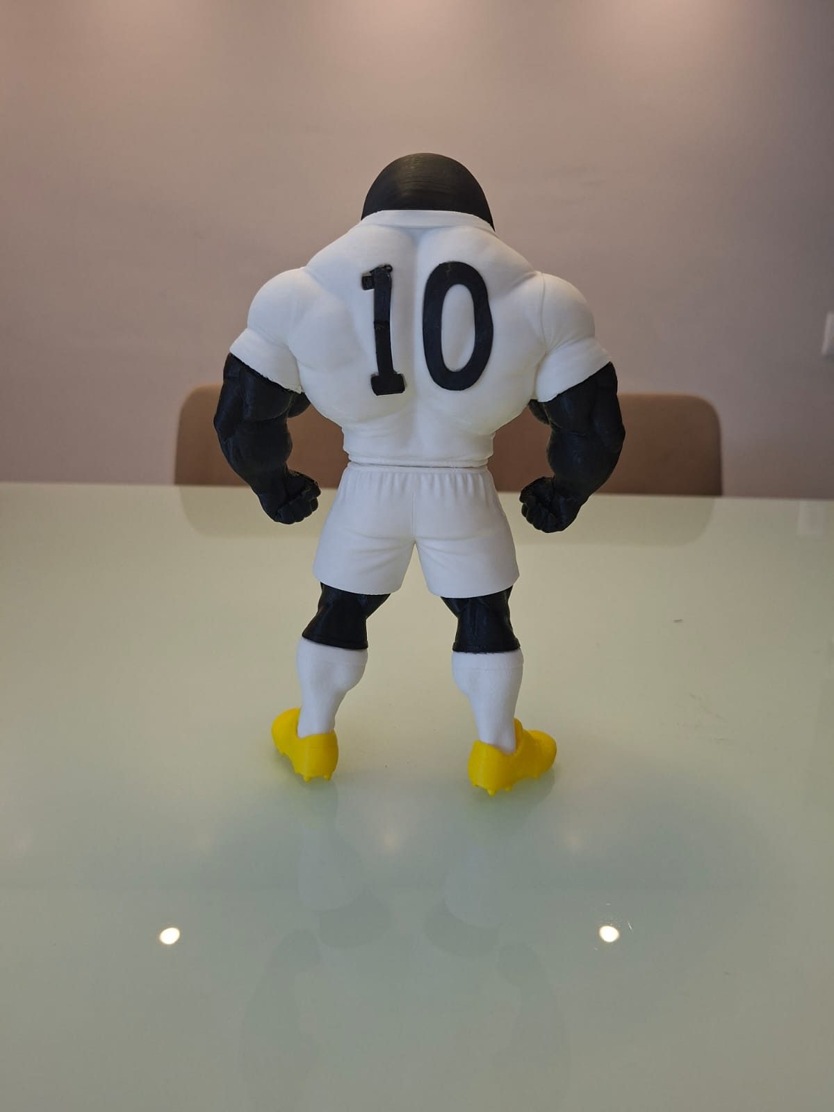 Mascote do Santos FC 23 cm – Boneco Colecionável 3D Colorido
