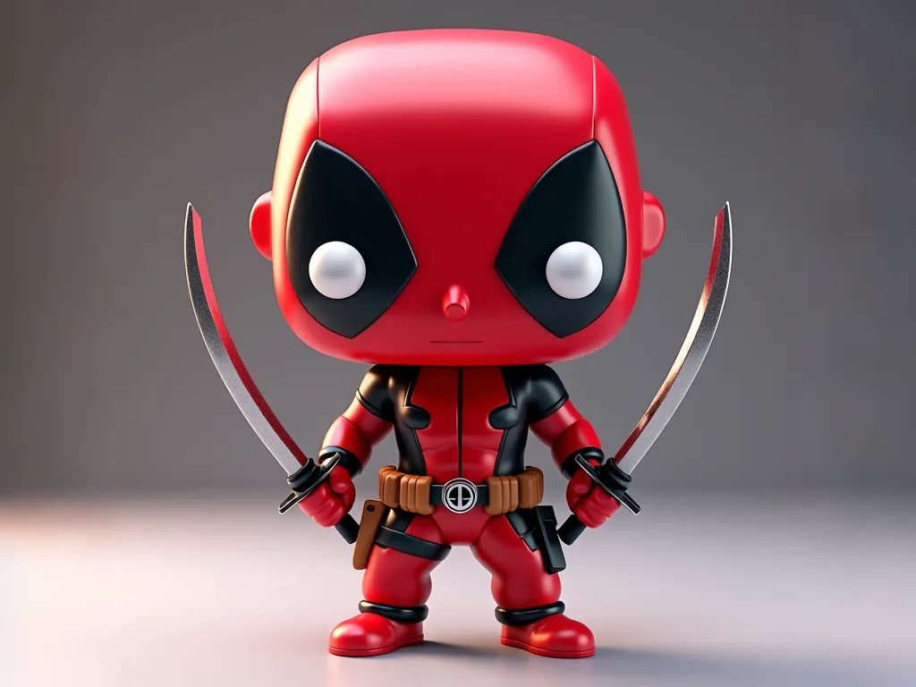 DEADPOOL FUNKO - P/COLORIR