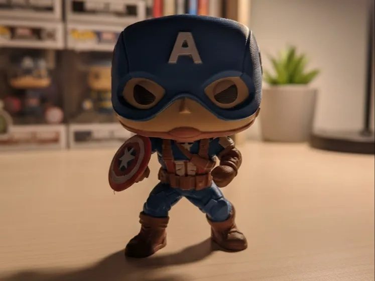 CAPITÃO AMÉRICA FUNKO - P/COLORIR
